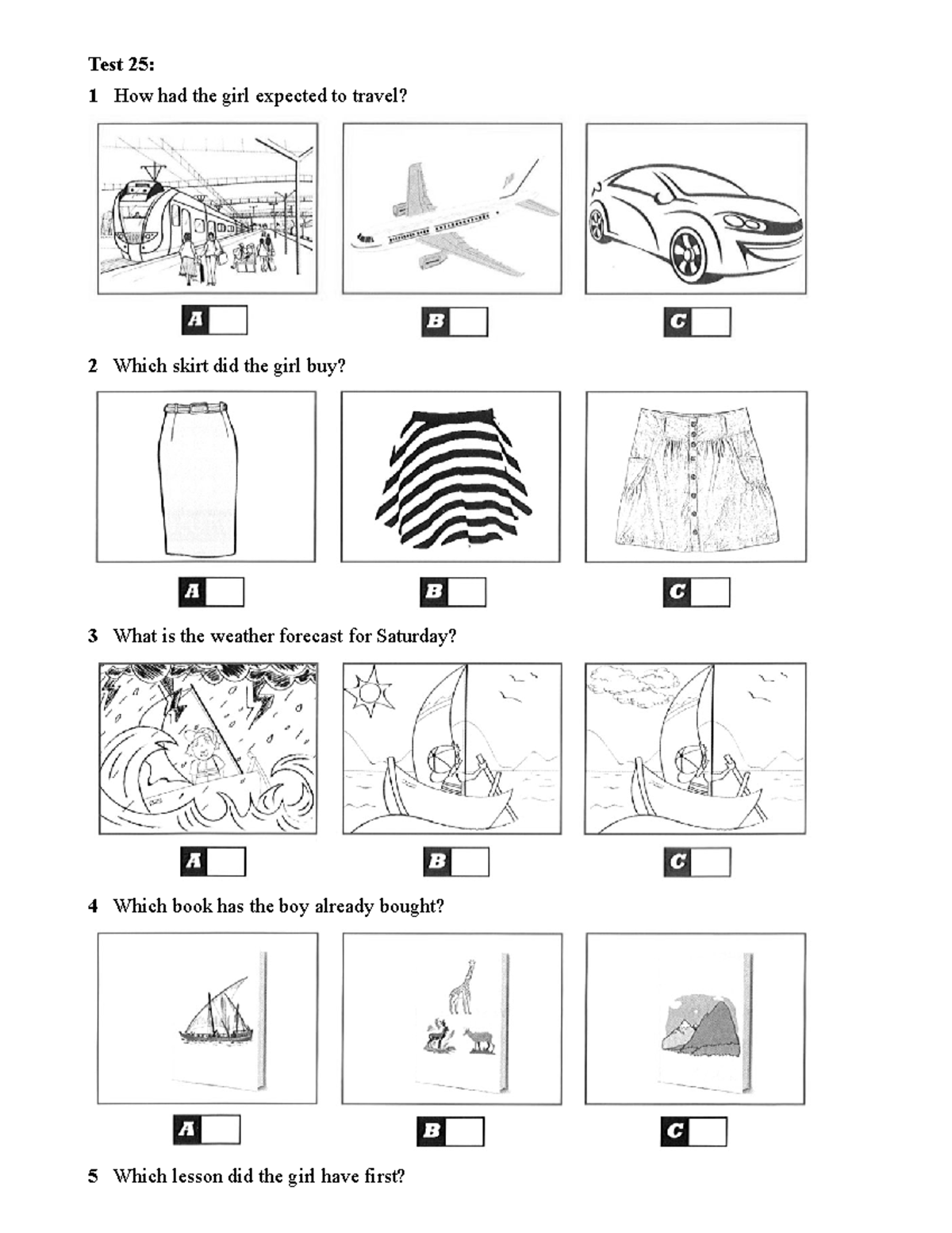 Cambridge Assessment English Listening Test