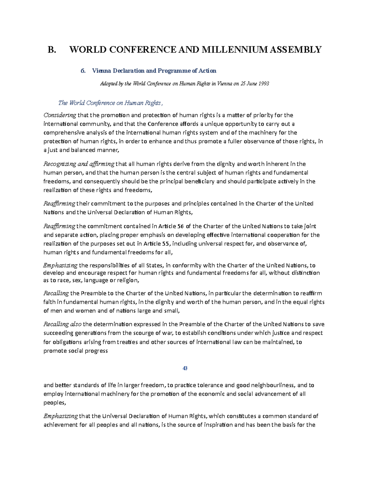 Int. humanright law m9 - International human rights law - B. WORLD ...