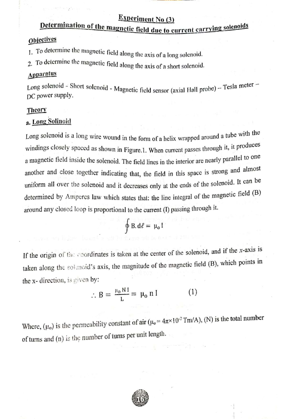 Expriment 3 - Engineering Physics Practical Experiment 3 Physics 2 ...