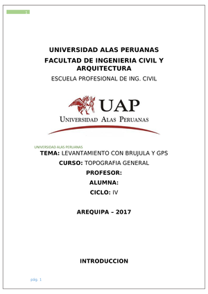 Ingenieria Civil 2013158127 Uap Studocu