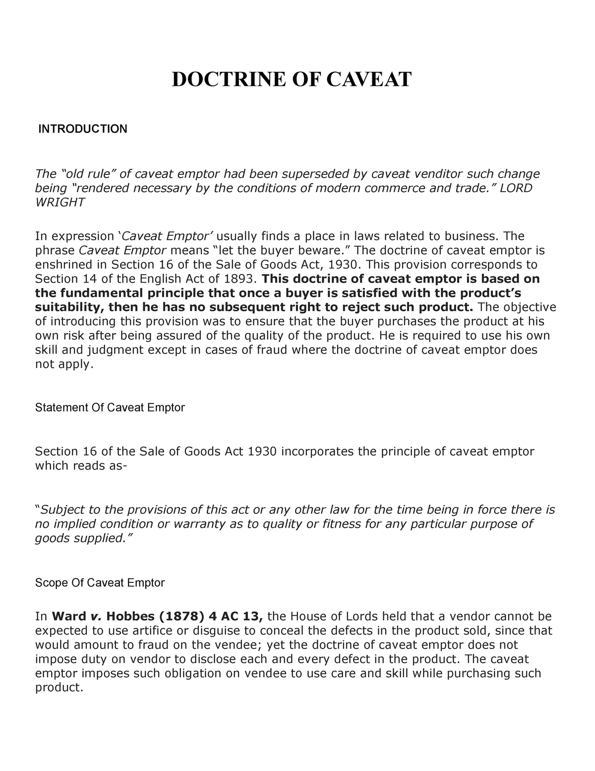 doctrine-of-caveat-lecture-notes-3-doctrine-of-caveat-introduction