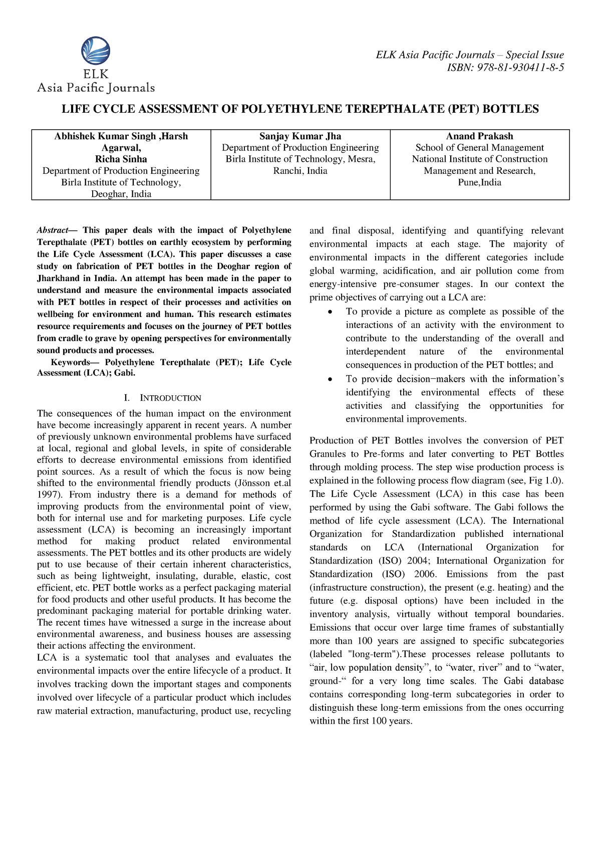 2016-life-cycle-assessment-of-polyethylene-terepthalate-pet-bottles