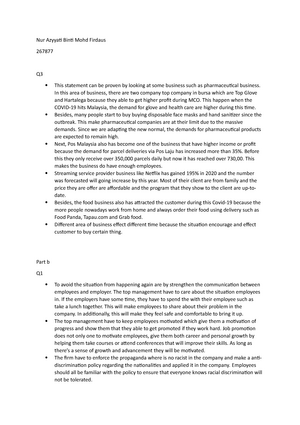 BPMN1013 Assignment - Assesement - BPMN1013 PRINCIPLES OF MANAGEMENT ...