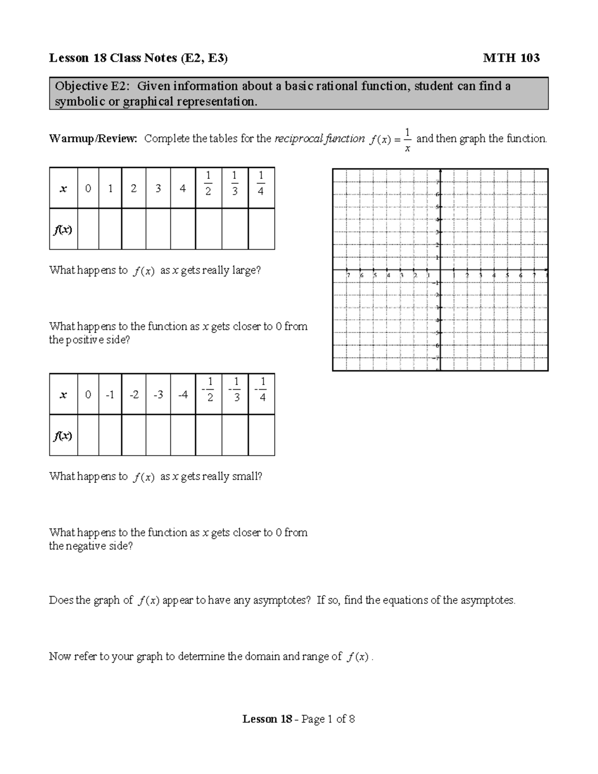 Blank Class Notes 18 (E2, E3) - Copy - Lesson 18 Class Notes (E2, E3 ...