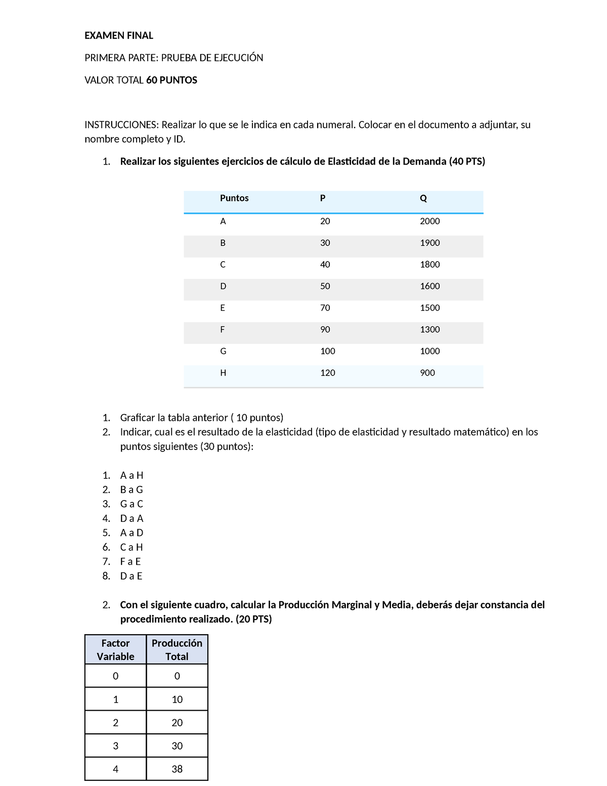 Examen Final Primera Parte Microeconomia Básica-1 - EXAMEN FINAL ...