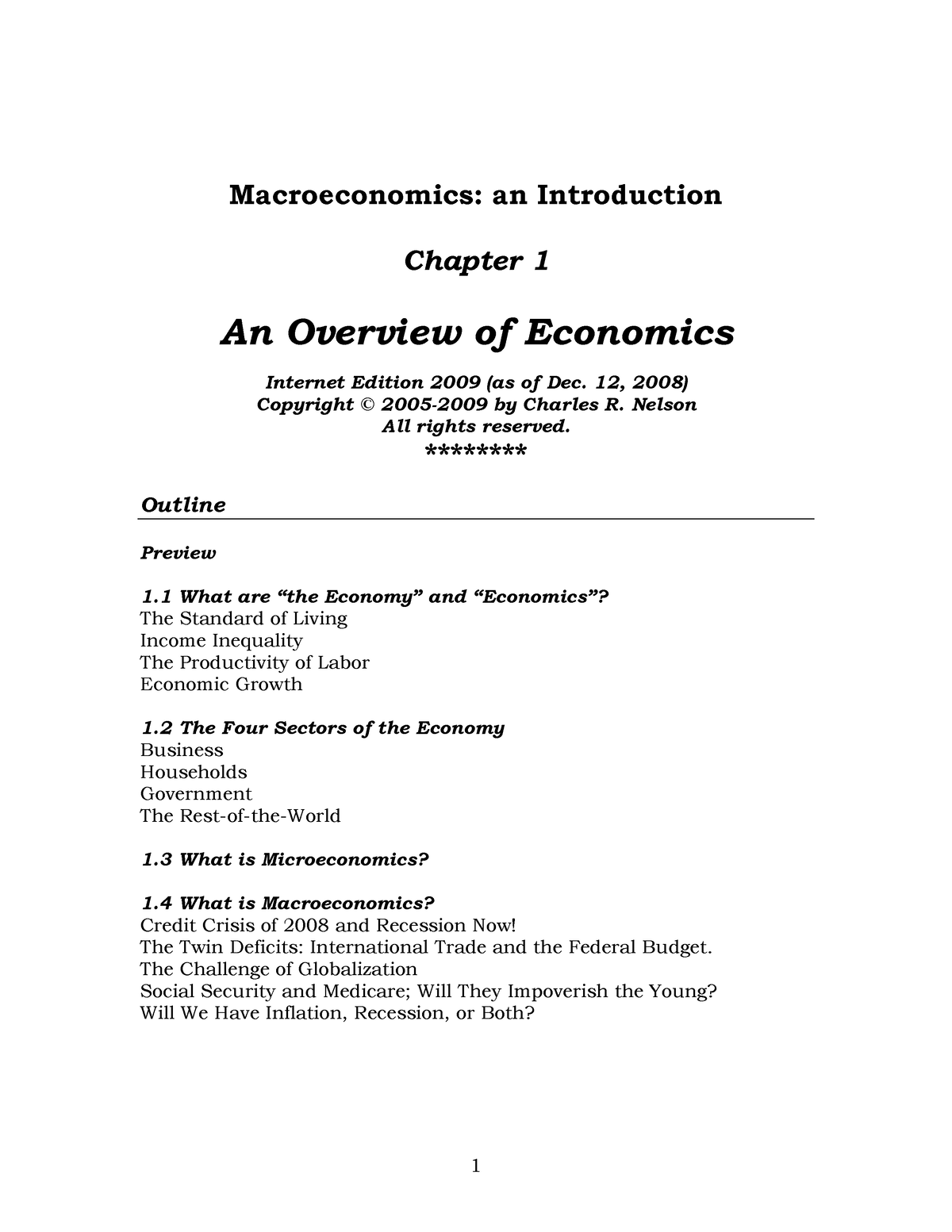 Chap01 - Important Note - Macroeconomics: An Introduction Chapter 1 An ...