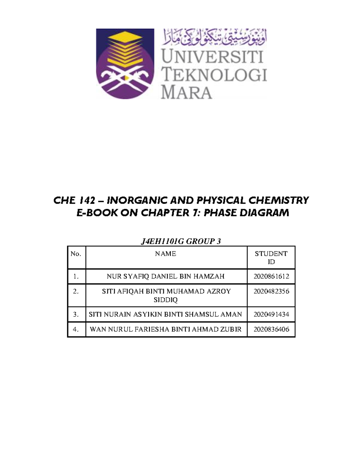Contoh e book phase diagram - ####### CHE 142 – INORGANIC AND PHYSICAL ...