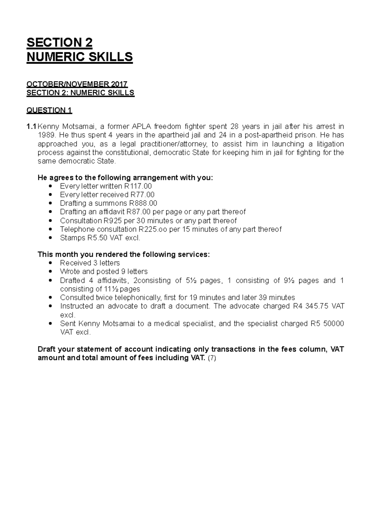 Scl 1501 Study Notes 2 To Pass Your Modules Section 2 Numeric Skills