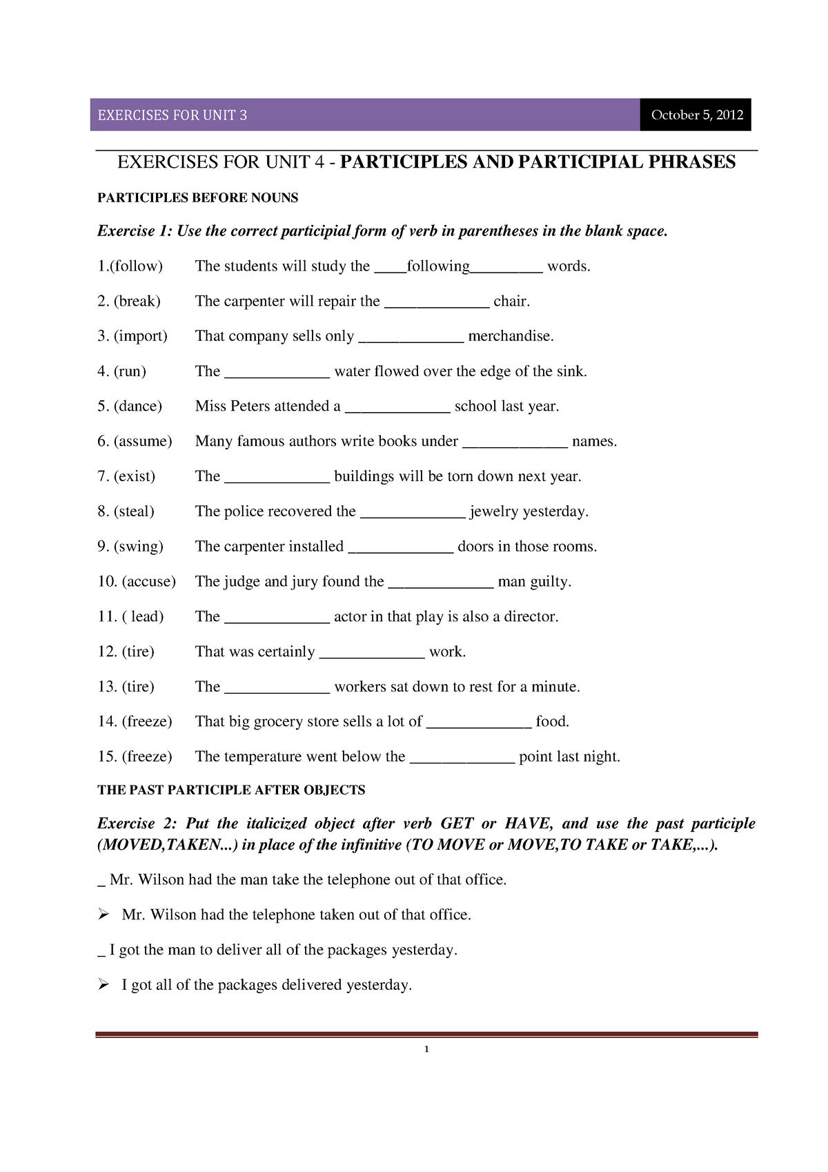 unit-4-participles-and-participle-phrases-exercises-for-unit-4