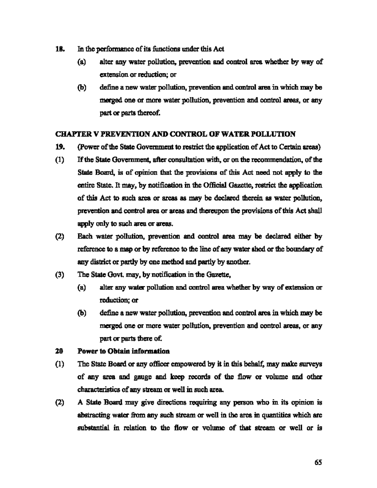 Prevention AND Control OF Water Pollution Civil Engineering Studocu