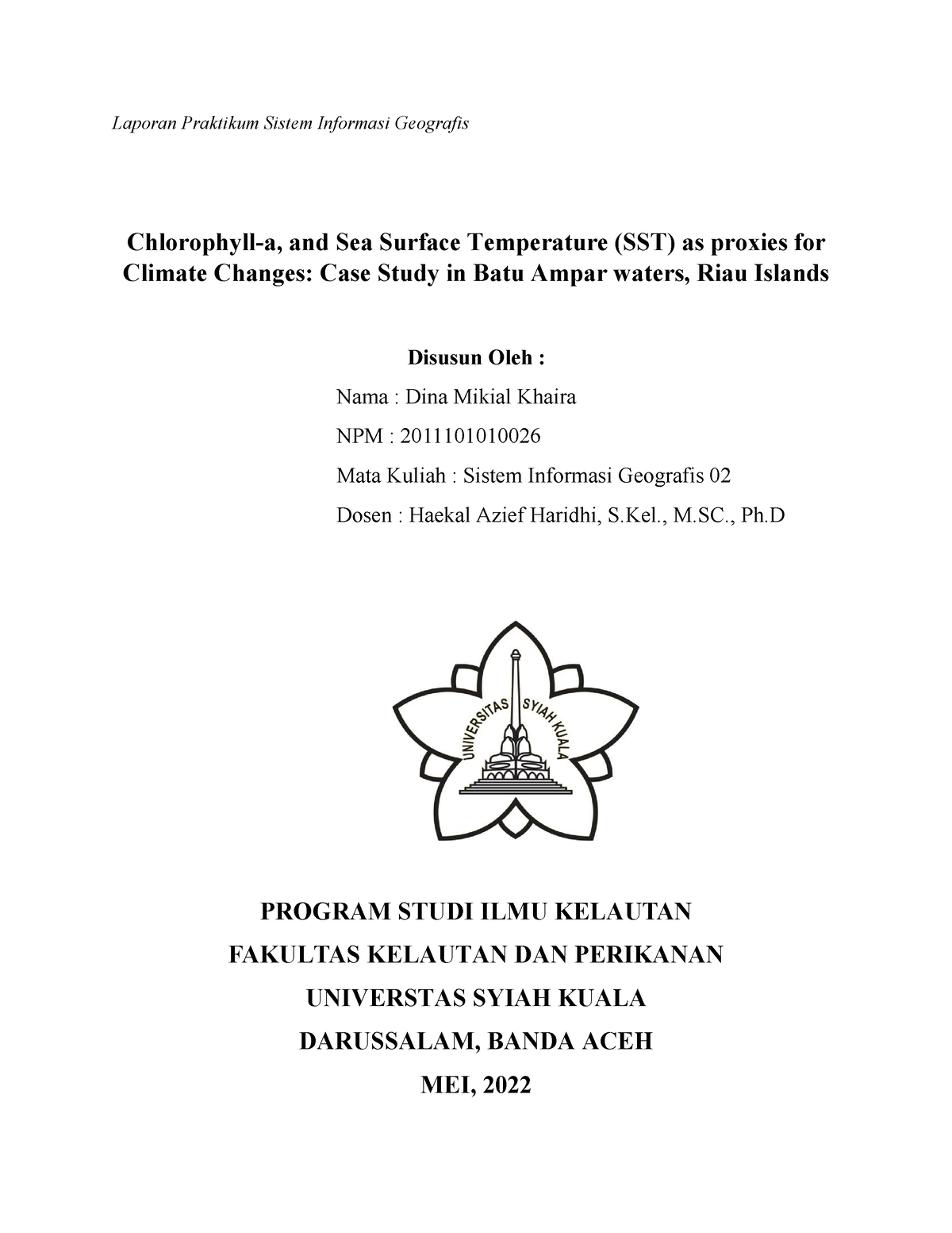 Laporan Praktikum Sig Kelautan Laporan Praktikum Sistem Informasi Hot Sex Picture 3081