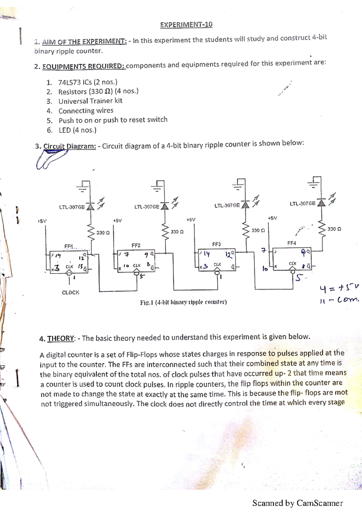 Exp 10 Basic Electrical Lab Manual for Experiment No 1 Basic