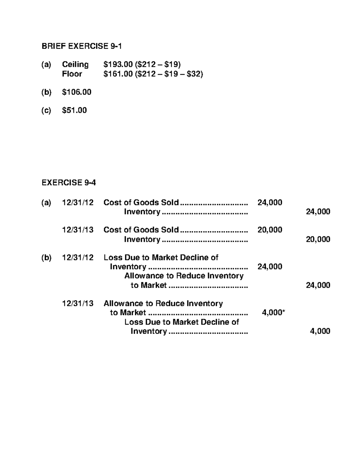 Week+11+Solutions - chp 11 hw q & a - BRIEF EXERCISE 9- (a) Ceiling ...