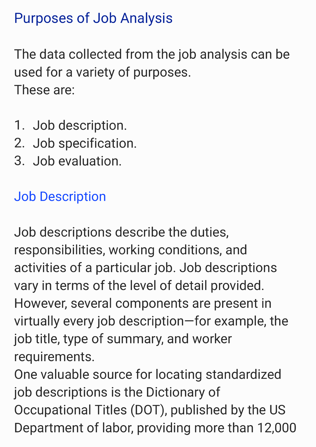 purpose-of-job-analysis-mba-hrm-1st-year-studocu