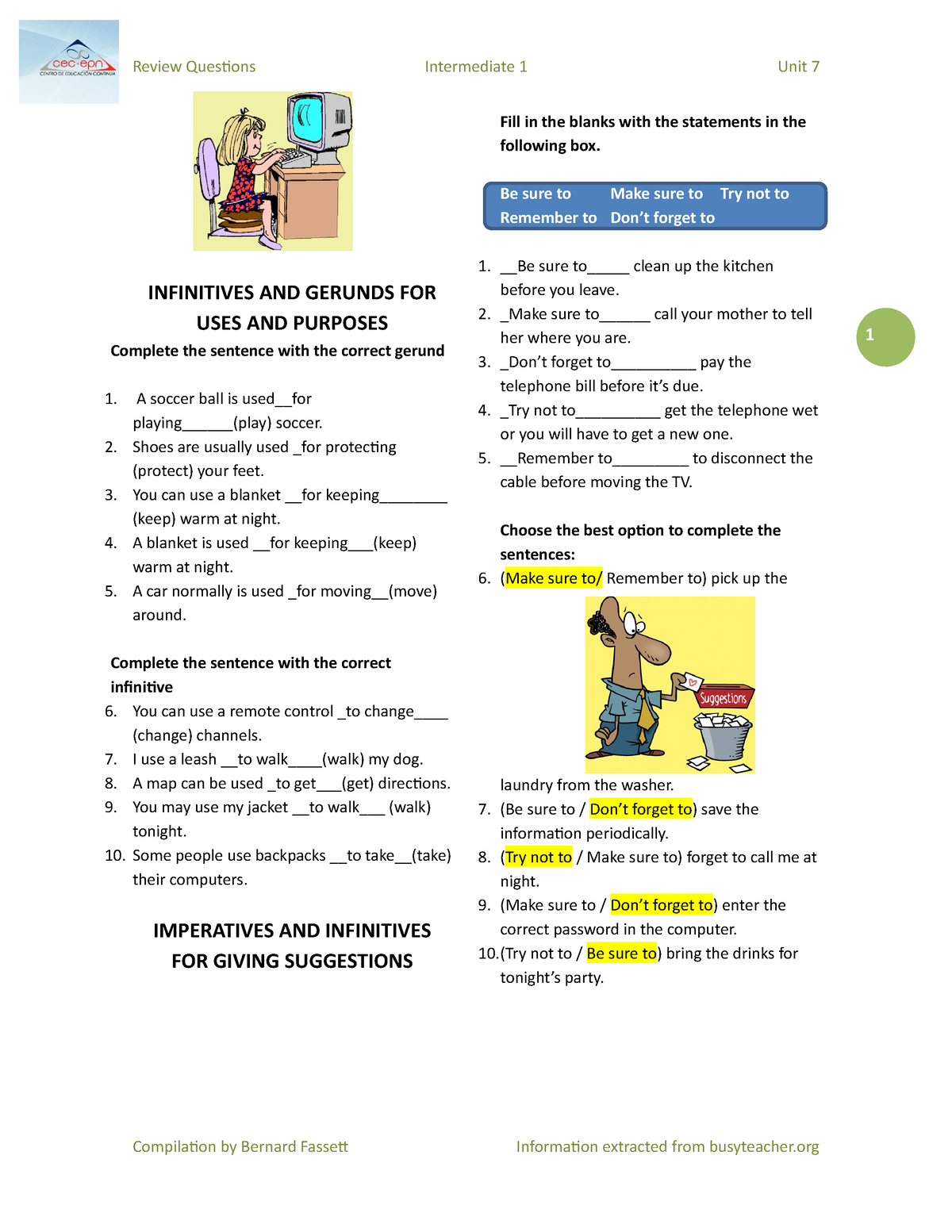 assignment 3 unit 7 review questions