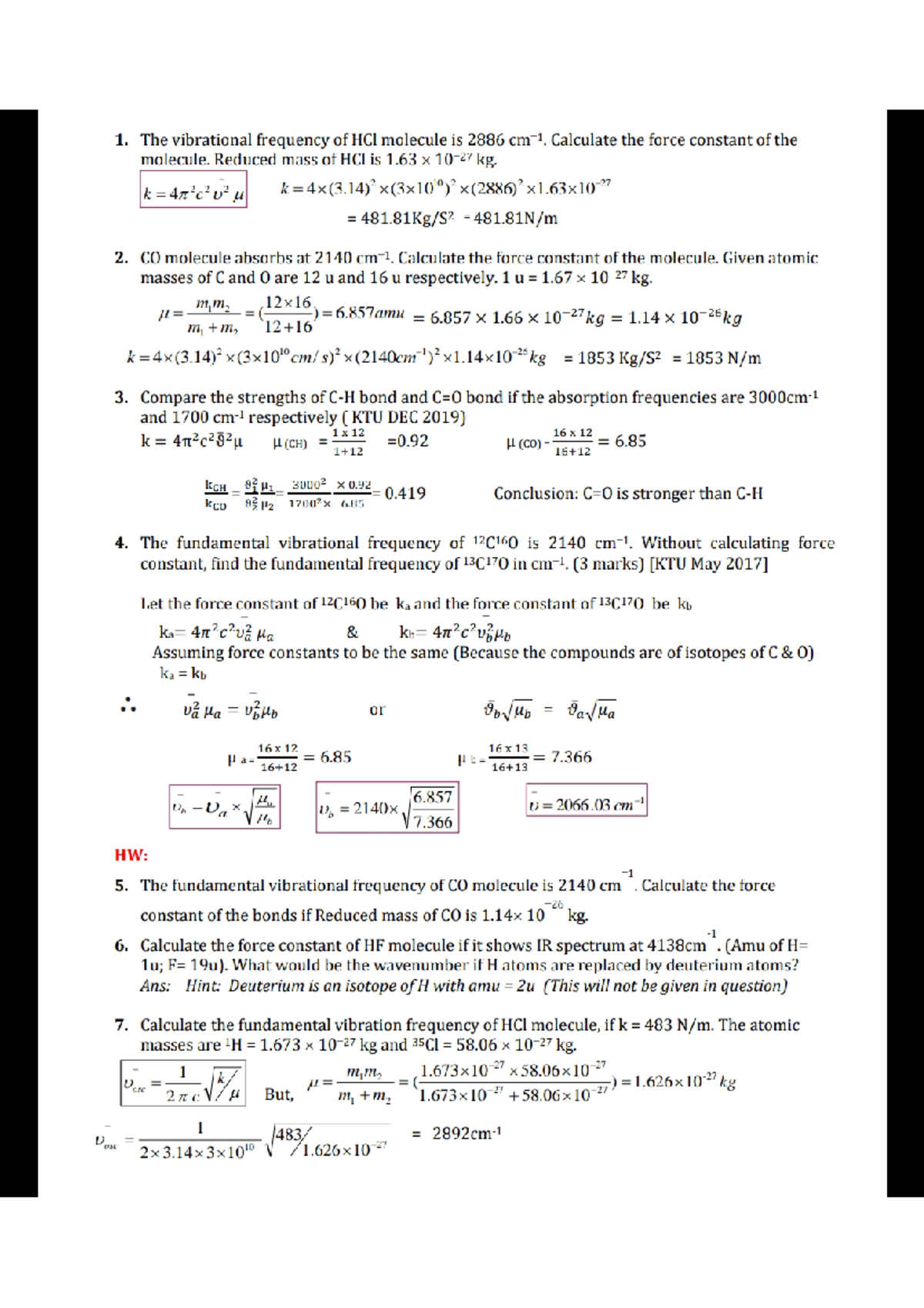 Vibrational frequency 14012023 184536 - Engineering Chemistry - Studocu