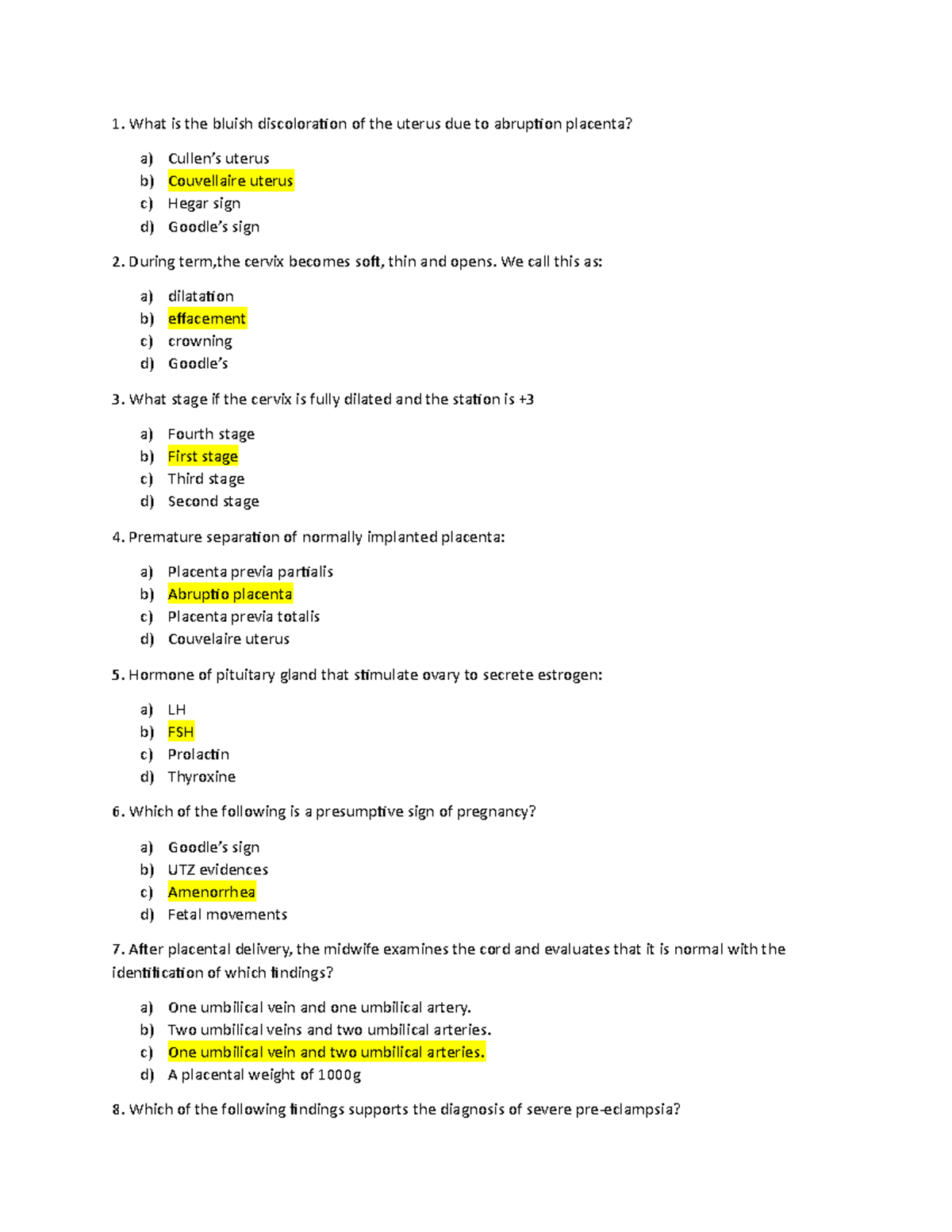 OB questions Lectures What is the bluish discoloration of the