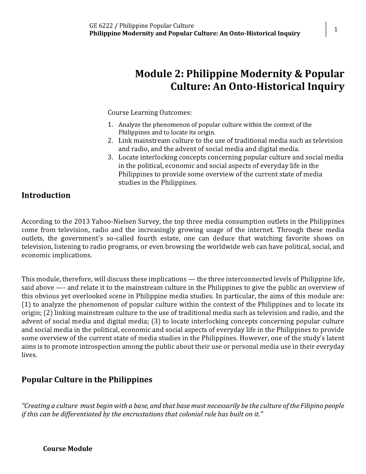 thesis title about culture in the philippines