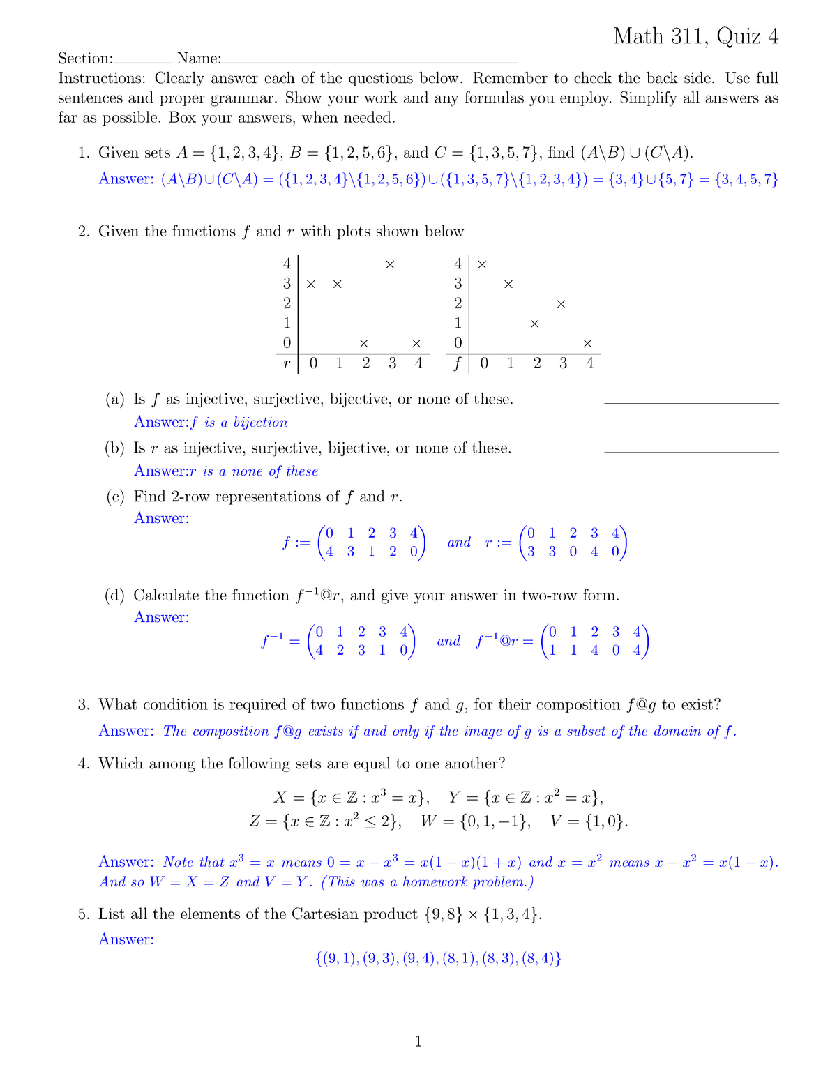 Quiz 7 Answers Math 311w Penn State Studocu