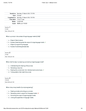 Prelim Lab Quiz 1 Attempt Review - Started On Saturday, 23 March 2024 ...