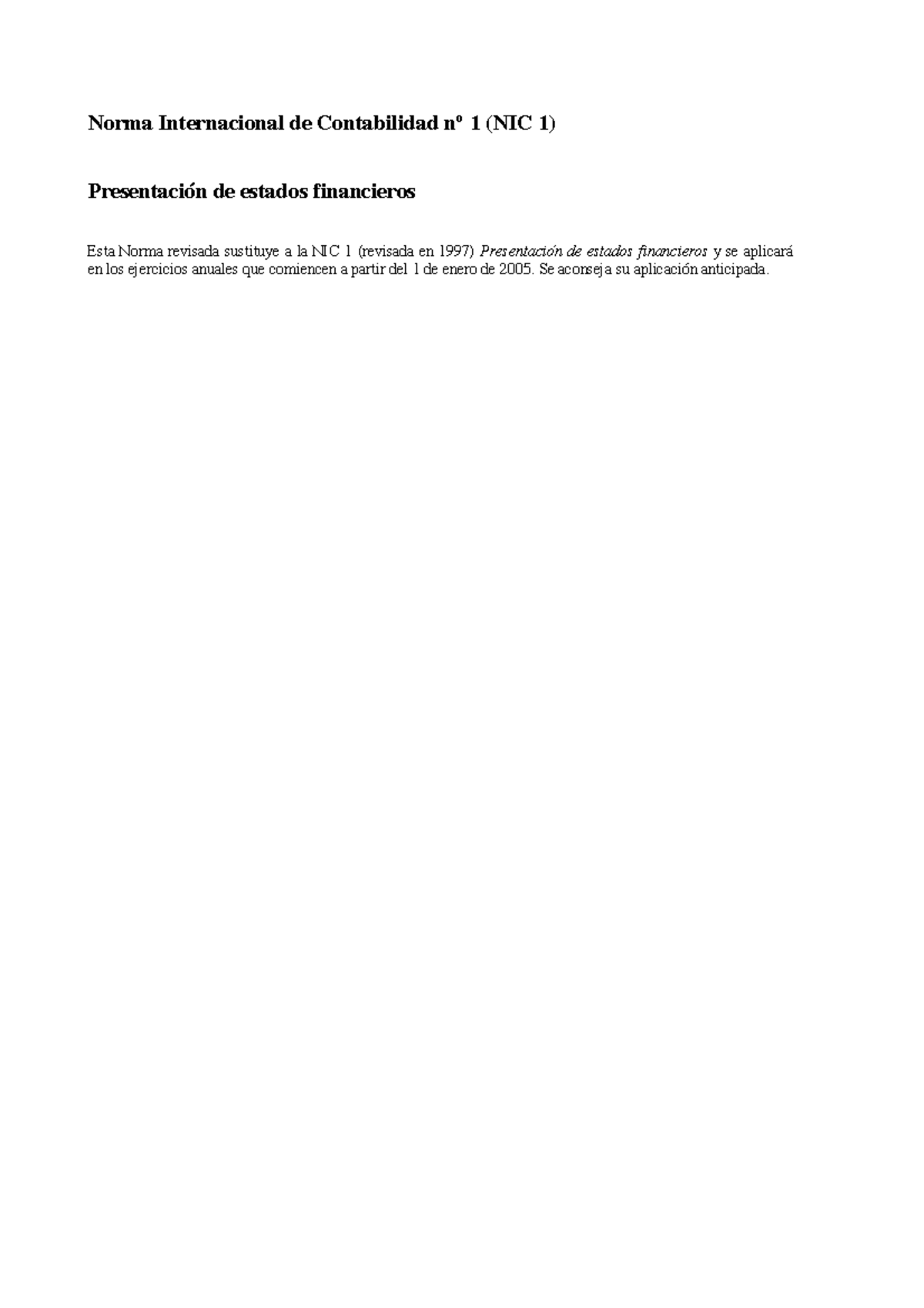 NIC 1 (1) merged - Nic para pymes contables - Norma Internacional de ...