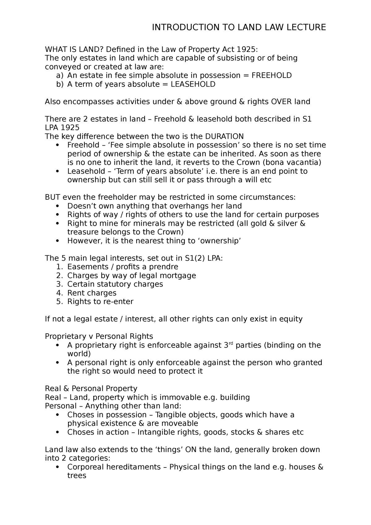 introduction-to-land-law-introduction-to-land-law-lecture-what-is