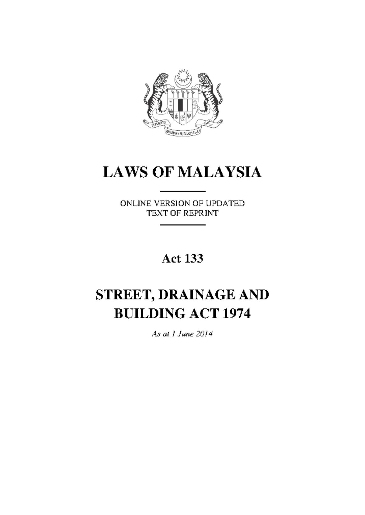 act 133 of 2009