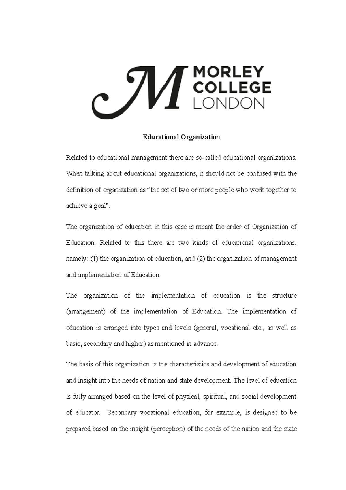 MNG Educational Organization Educational Organization Related to