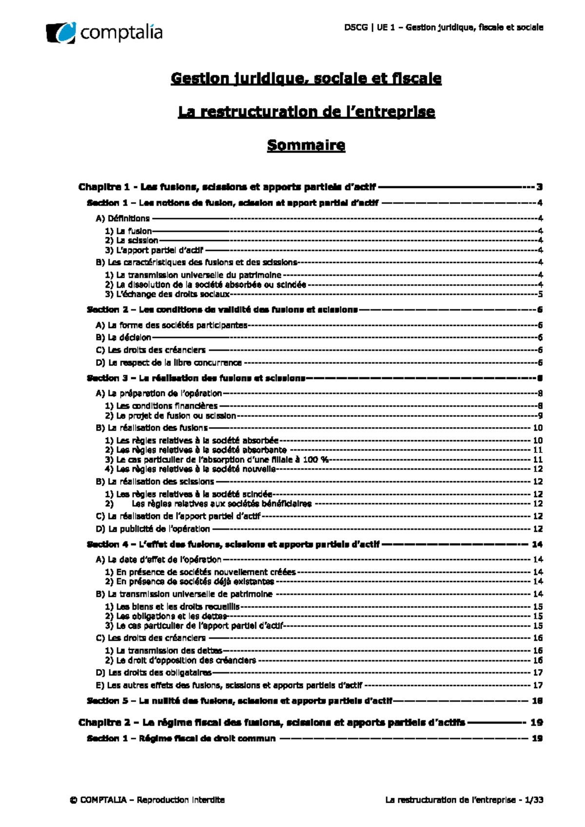 12 La Restructuration De L’entreprise - Sciences Economiques Et Gestion ...