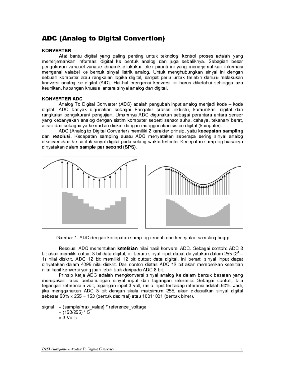 Jenis Jenis ADC (Analog to Digital Converter) - Manajemen Strategis ...