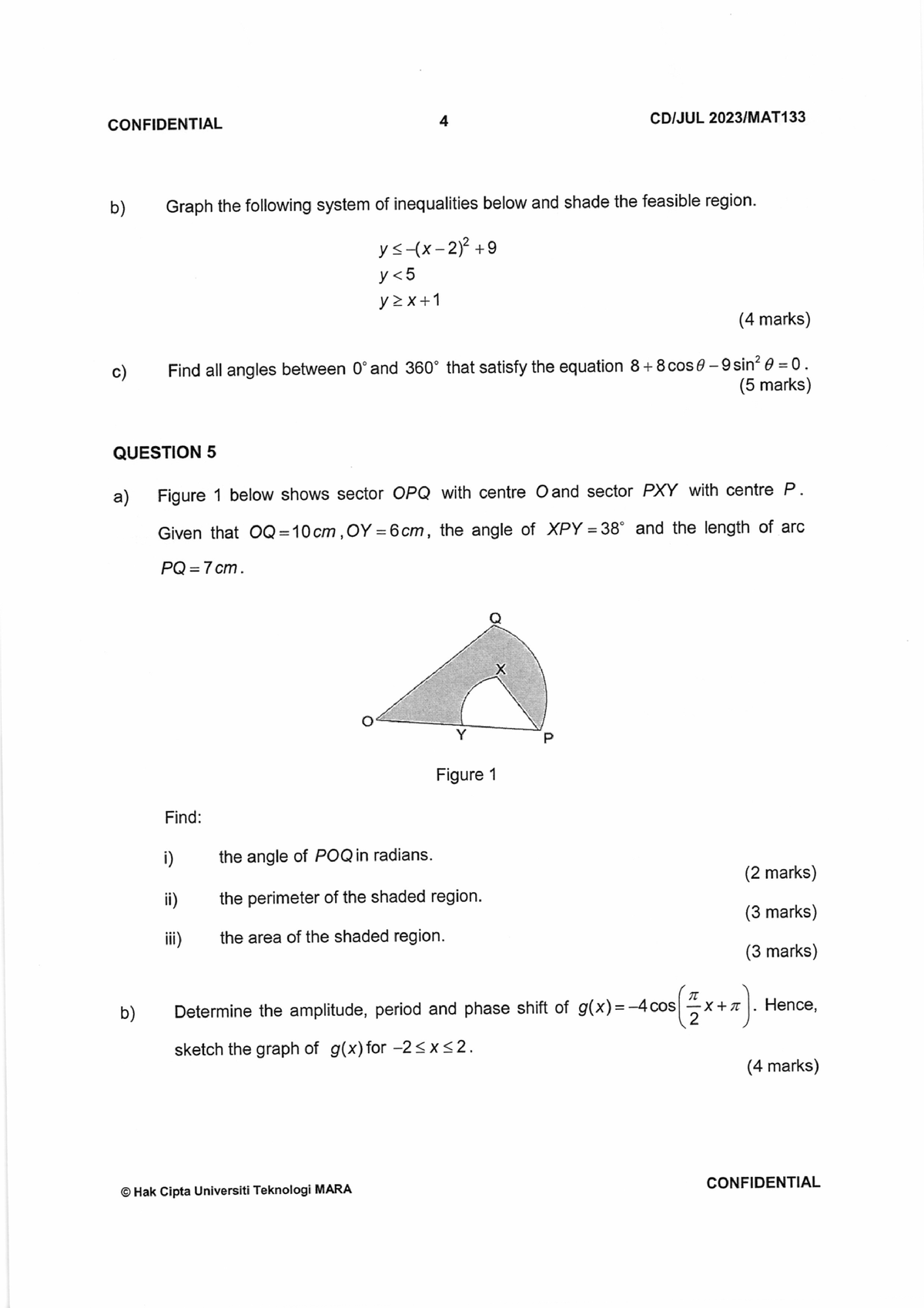 20234 MAT133 Tutorial Week 12 2024 - Pre-calculus - Studocu