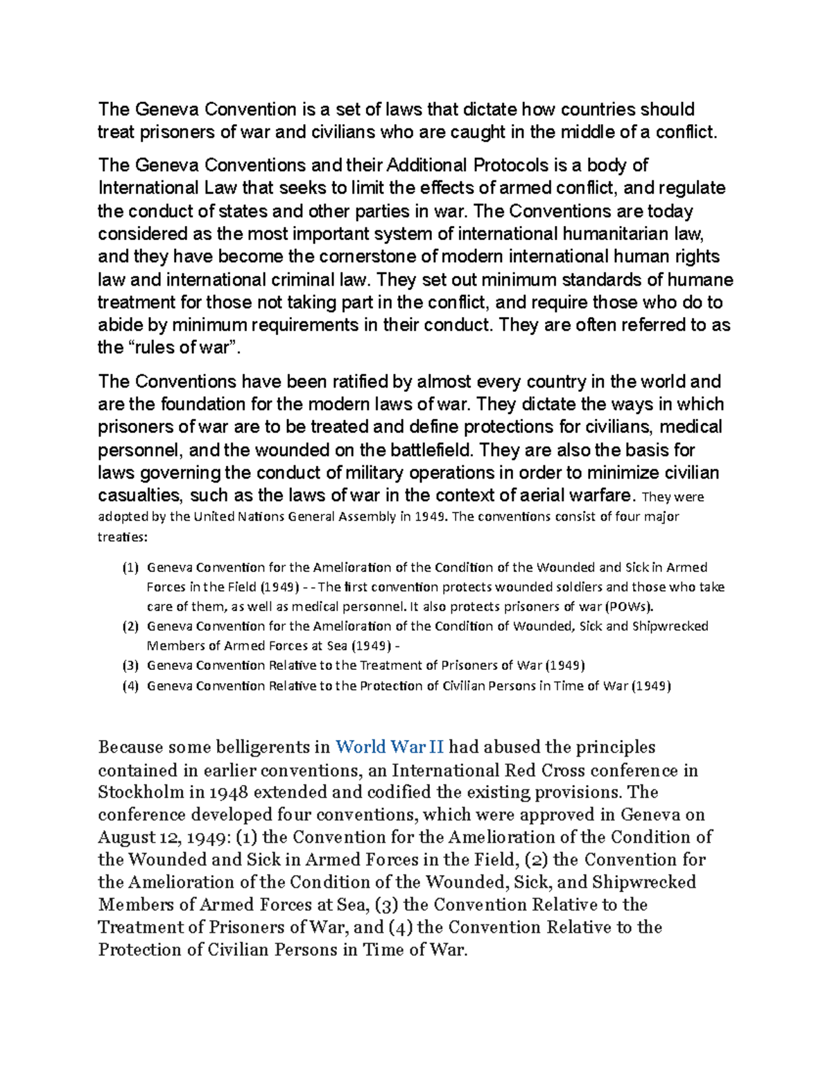 geneva-csmbvsj-the-geneva-convention-is-a-set-of-laws-that-dictate