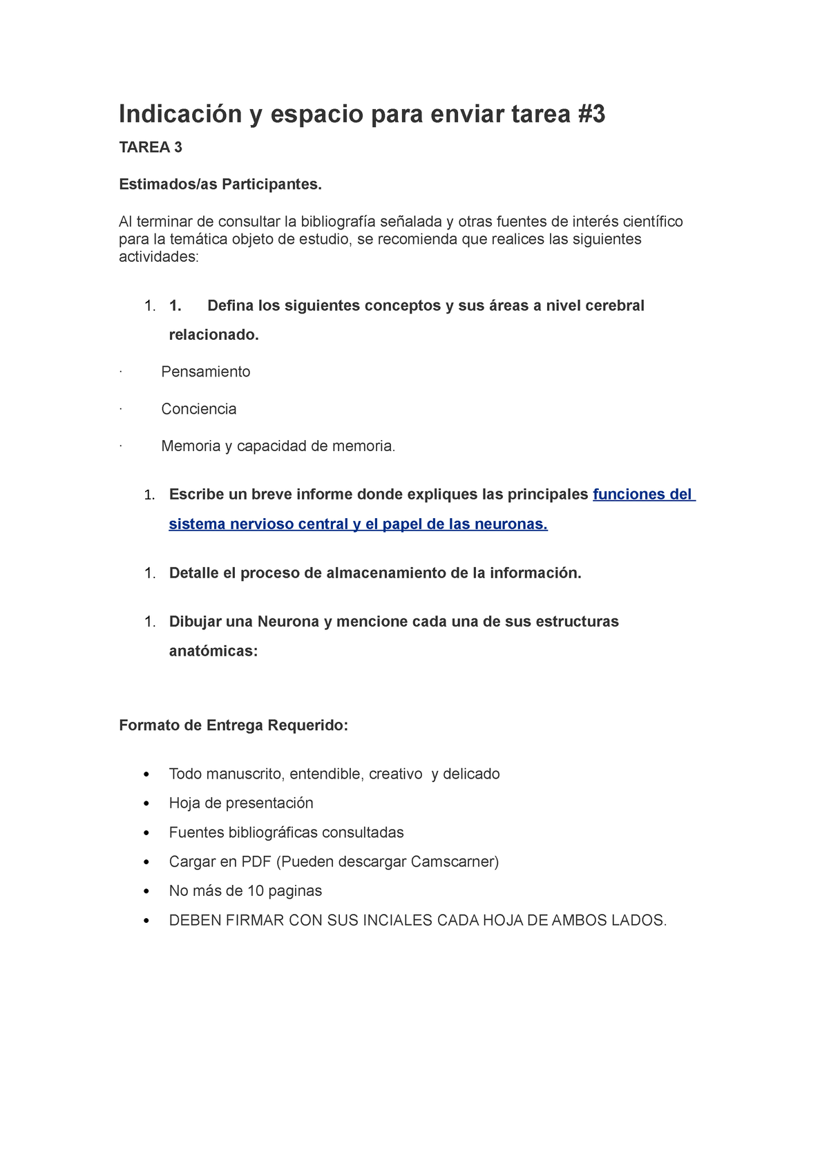 Tarea 3 Anatomia Indicación Y Espacio Para Enviar Tarea Tarea 3 Estimadosas Participantes Al 4737