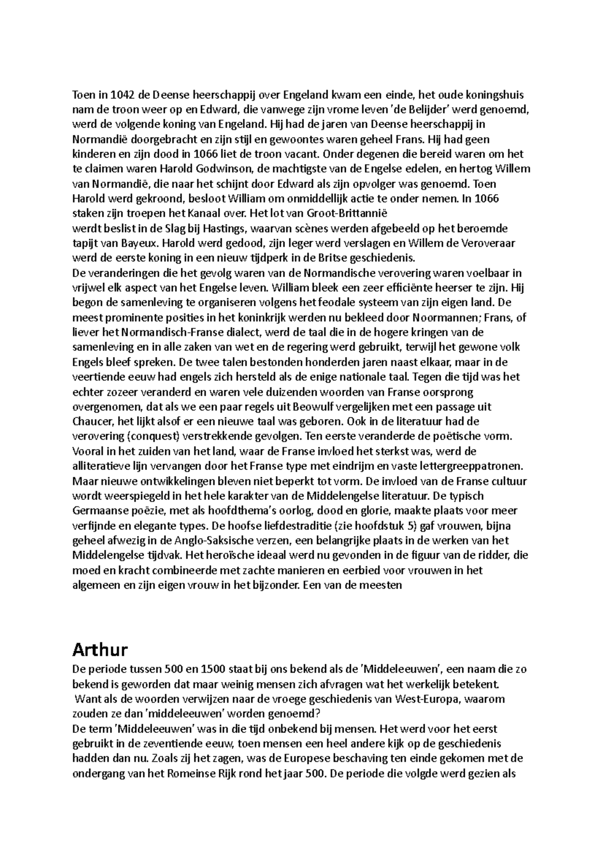 Engels vertaling literatuurgeschiedenis Saxion Studeersnel