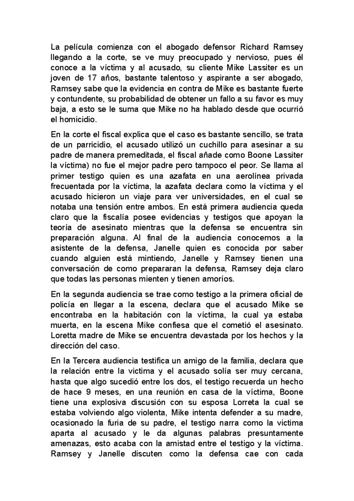 Abogado del Mal resumen La película