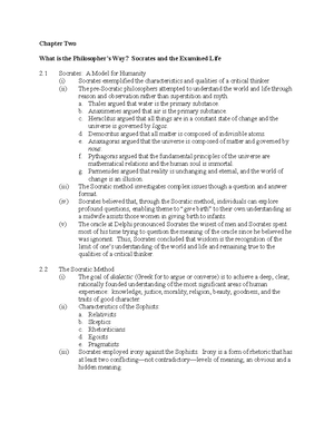 PHIL 101 Chapter 1 Outline and Key Terms - Chapter One - What is ...