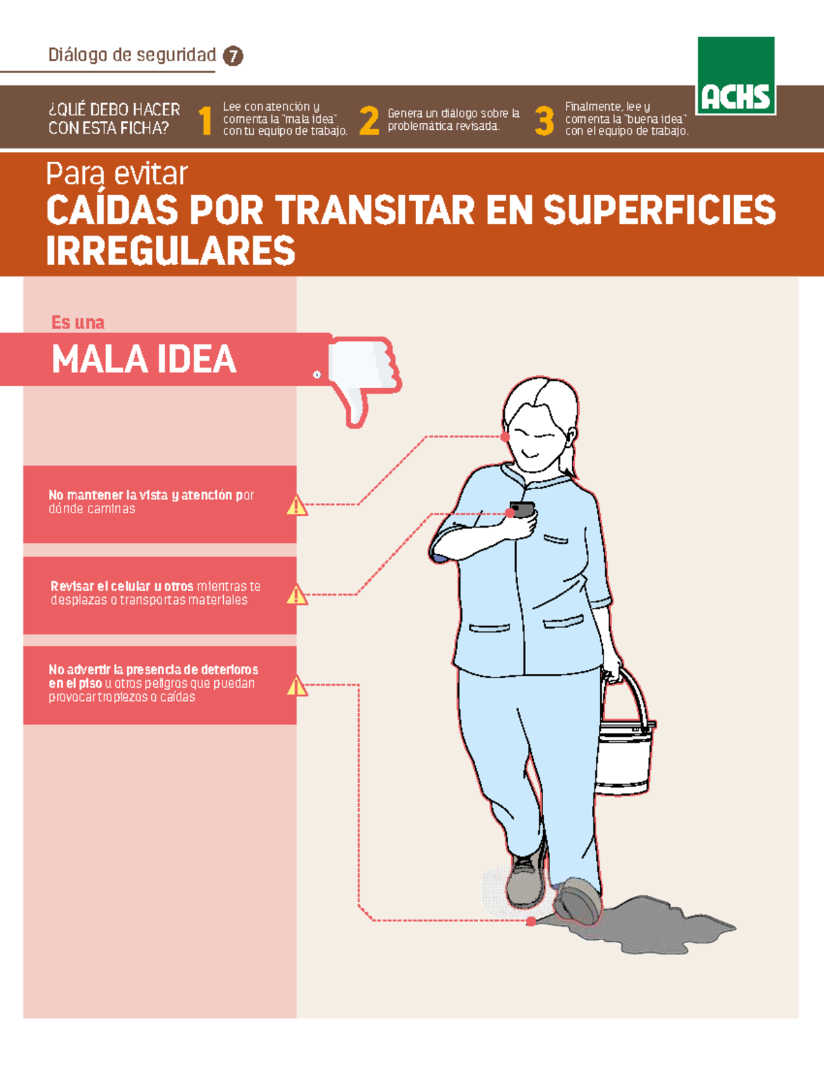 FD Caidas POR Transitar EN Superficies Irregulares - Para evitar CAÍDAS ...