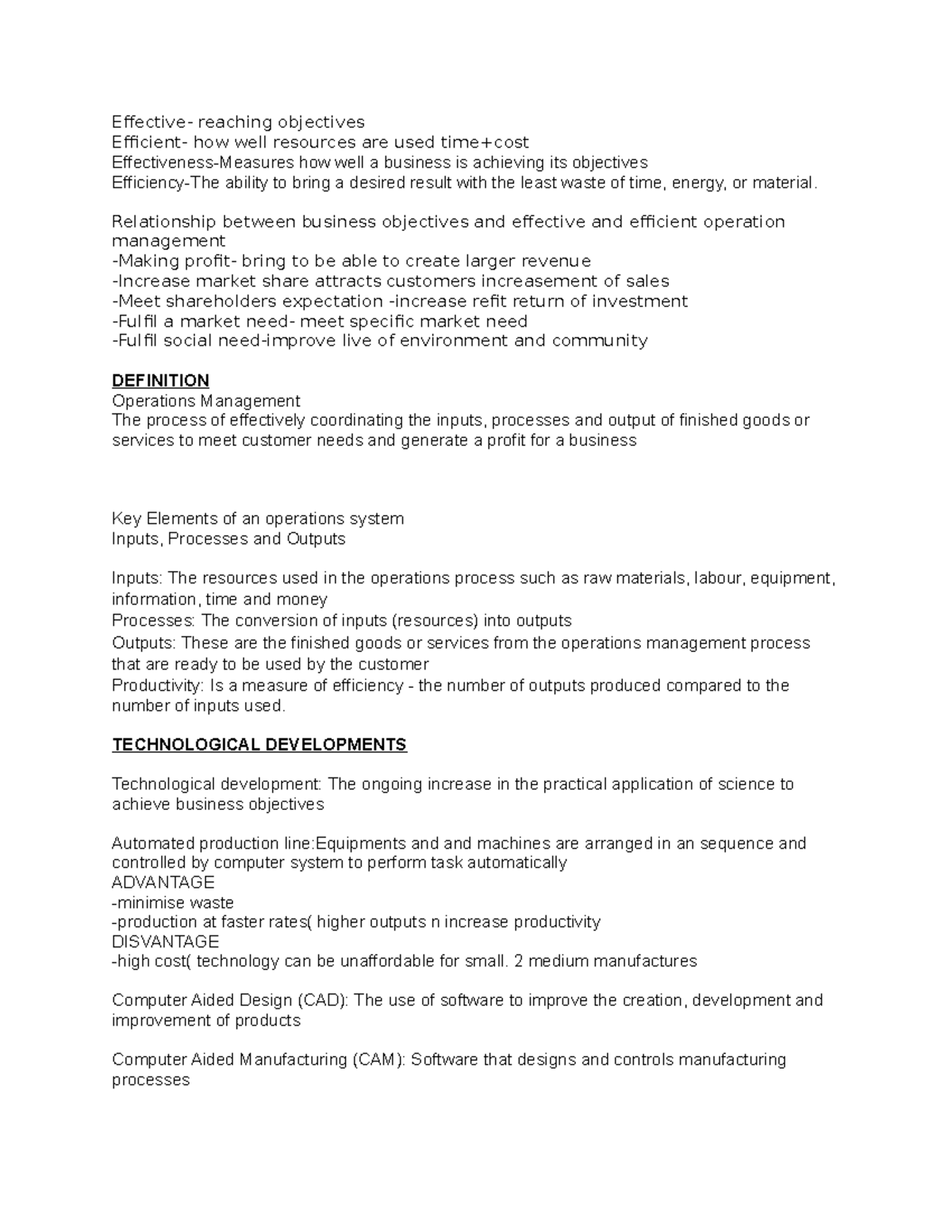 Upload - Class notes and summary for unit 3 outcome 3 sac approach to ...