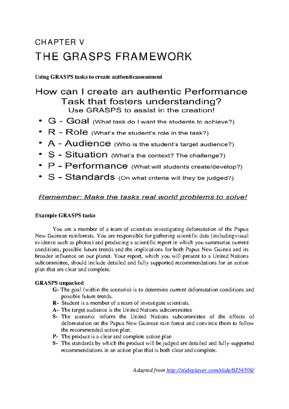 Chapter V 202205121008 - CHAPTER V THE GRASPS FRAMEWORK Using GRASPS ...