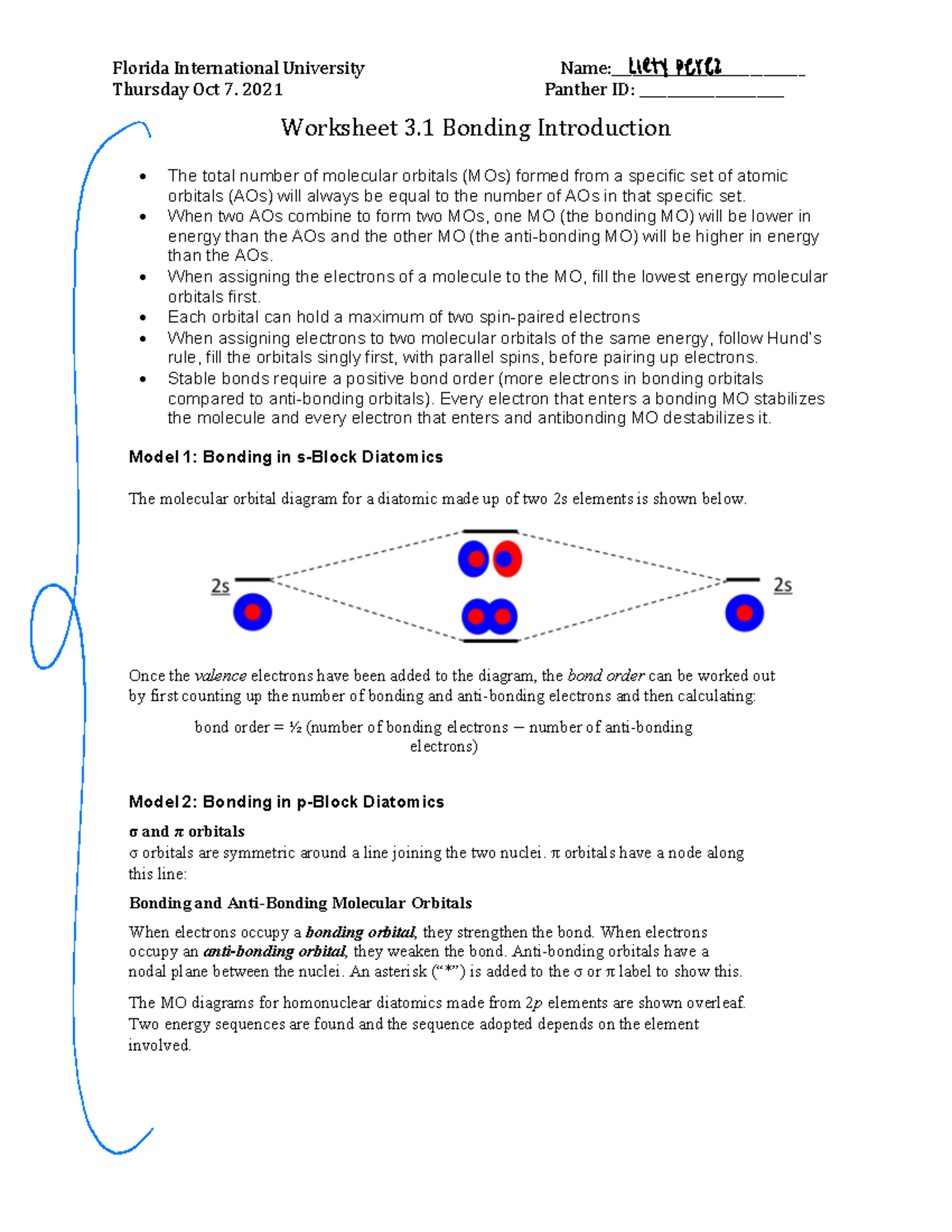 Worksheet+3 - Helpful questions and practice - Florida International ...