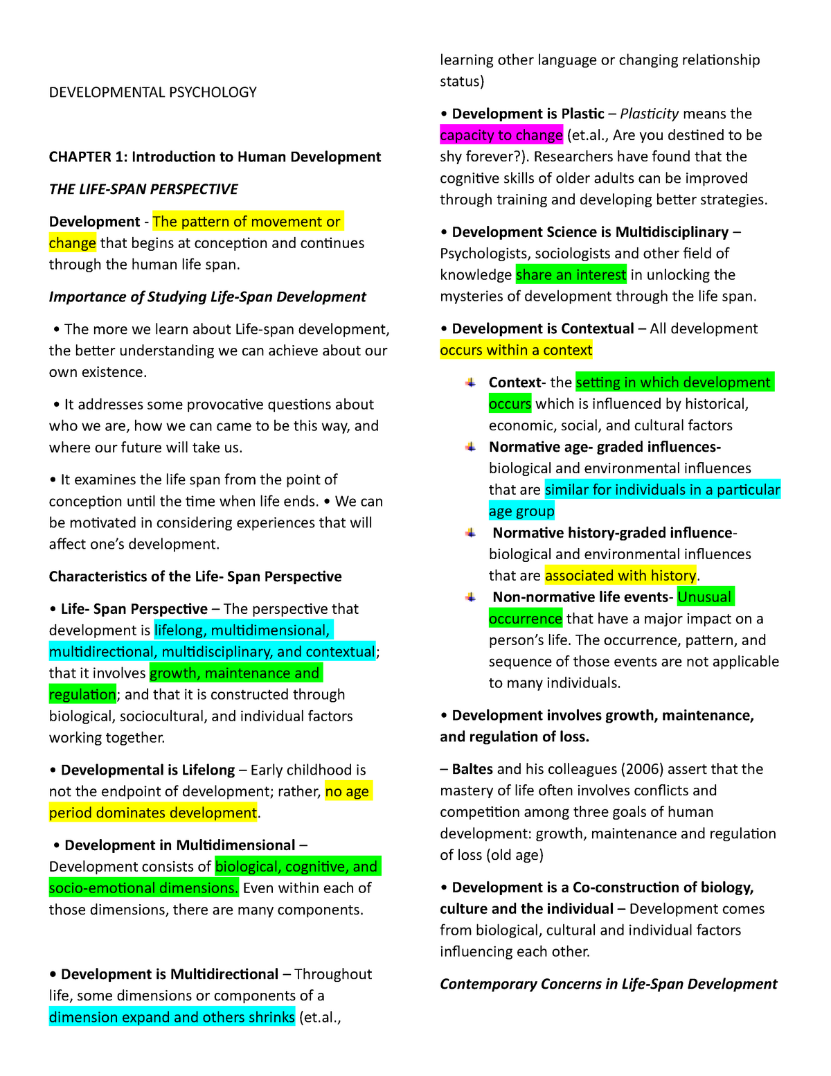 notes-and-lectures-summary-in-developmental-psychology-developmental