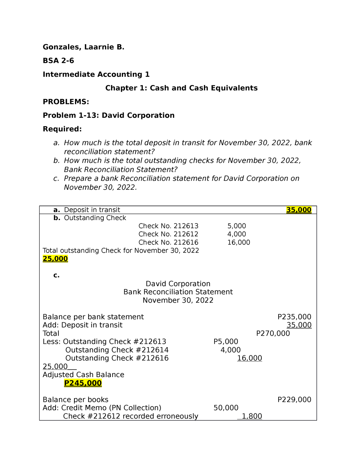 Intermediate Accounting Volume 1 Robles - Gonzales, Laarnie B. BSA 2 ...