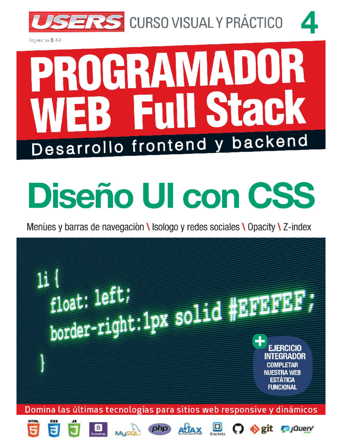 Programacion web full stack 4-diseño UI con css - Programador Web Full ...