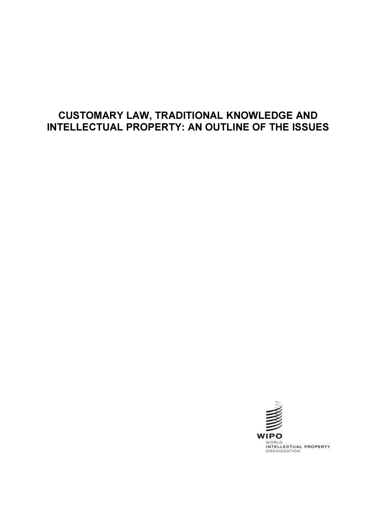 overview-customary-law-studocu