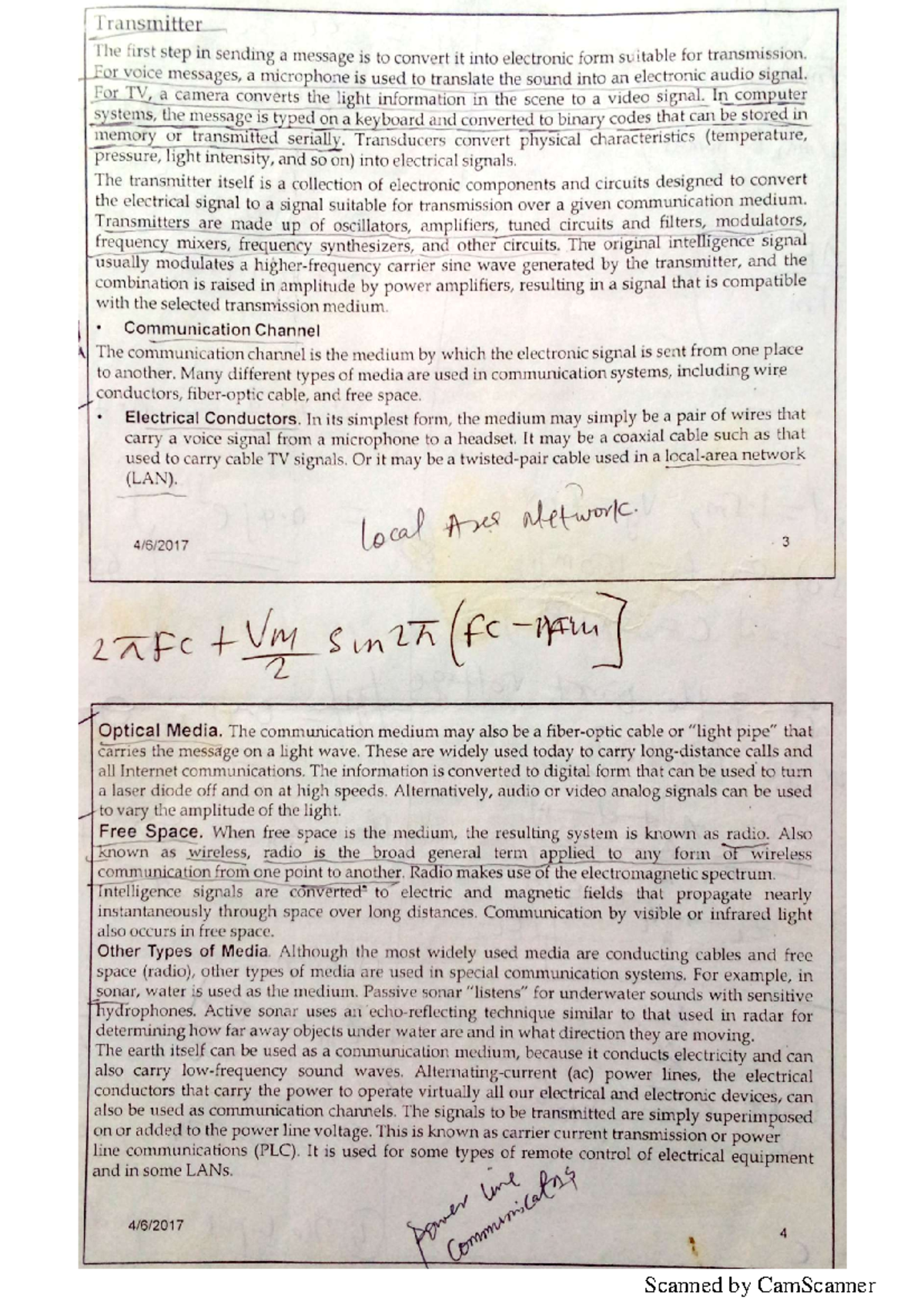 EE314 Telecommunication principles in electrical engineering - Studocu