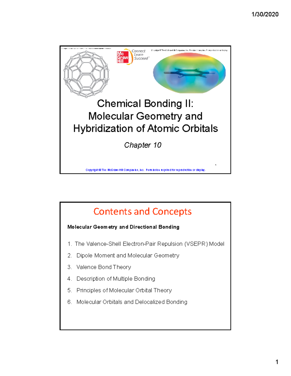 CHM101 Chapter 10 class notes-2 - 1 Chapter 10 Copyright © The McGraw ...