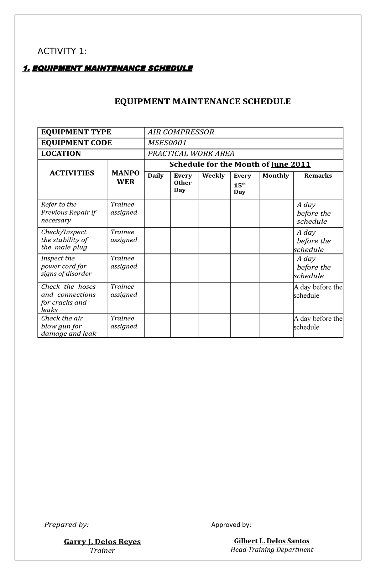 equipment-maintenance-schedule-2-activity-1-equipment-maintenance