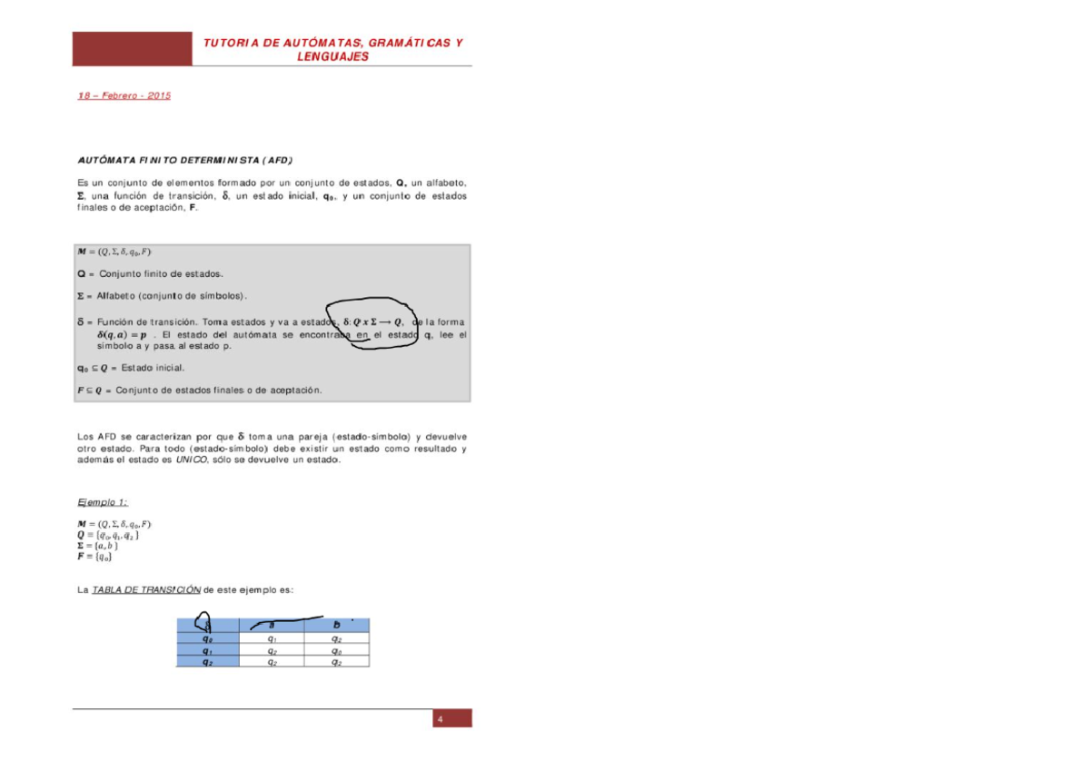 T1-Autómatas - Autómatas Gramáticas Y Lenguajes - Studocu