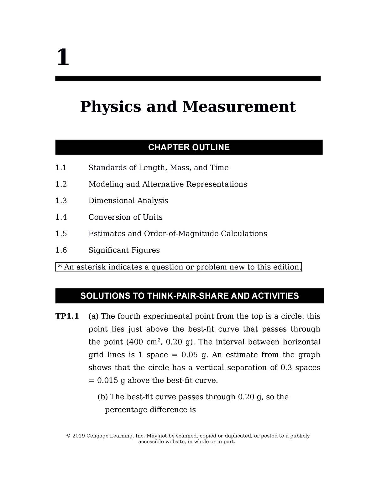 Ch1 - answer to serway ch1 excerices - 1 Physics and Measurement ...