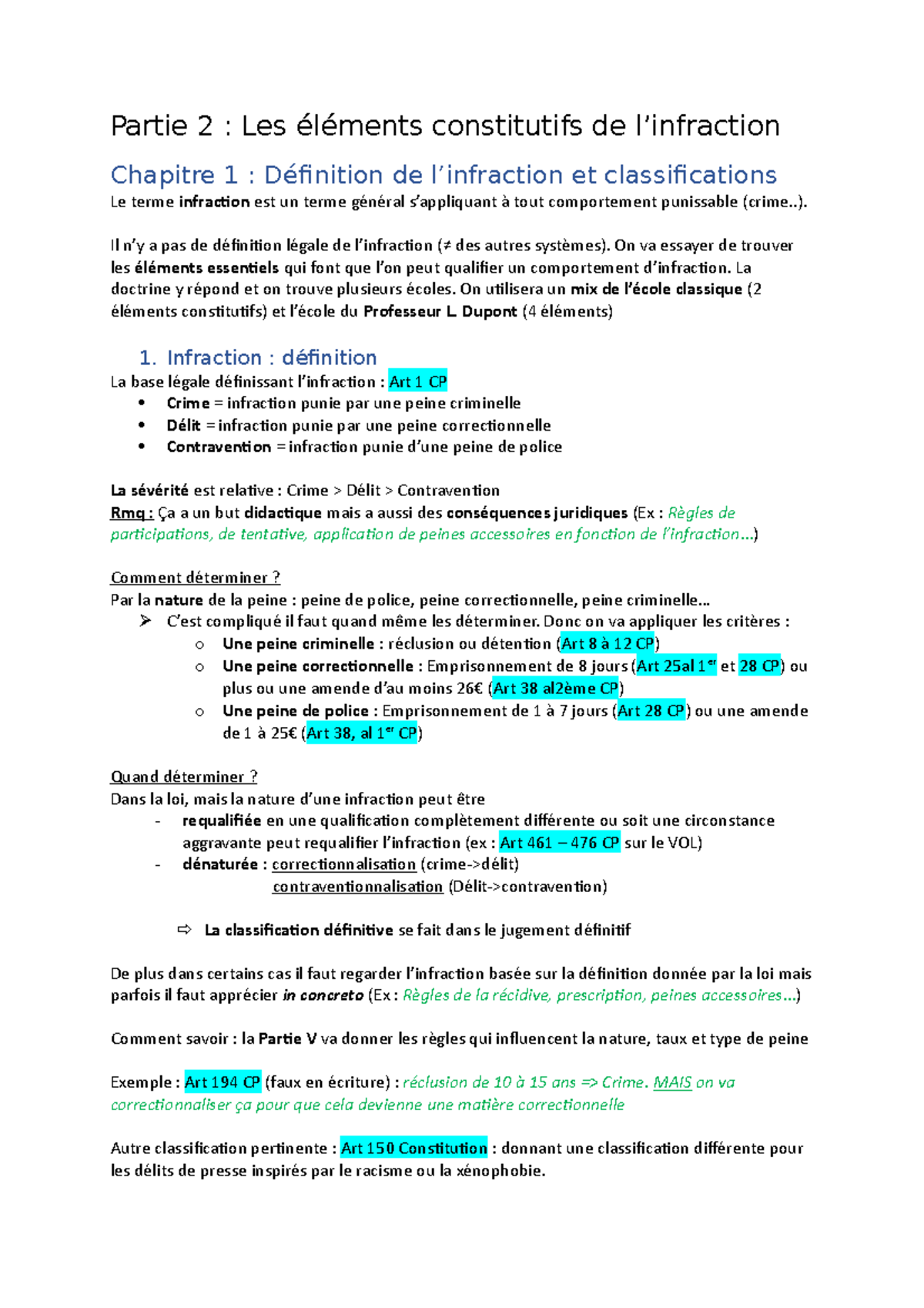 Partie 2 - Chapitre 1 à 3 - Partie 2 : Les éléments Constitutifs De L ...